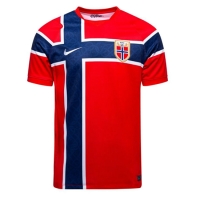 Camiseta Noruega Primera Equipación Replica Mundial 2026 mangas cortas
